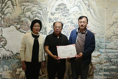 周鹏飞毛体书法·大写意画艺术大展在德州董子文化街美术馆开幕